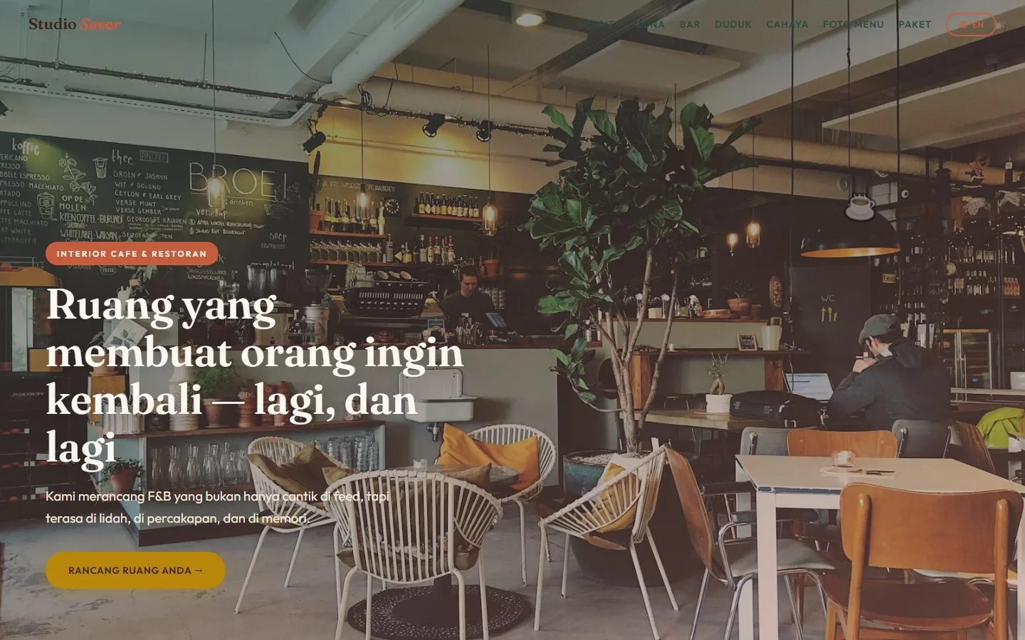 Studio Savor — Cafe & Restaurant Interior