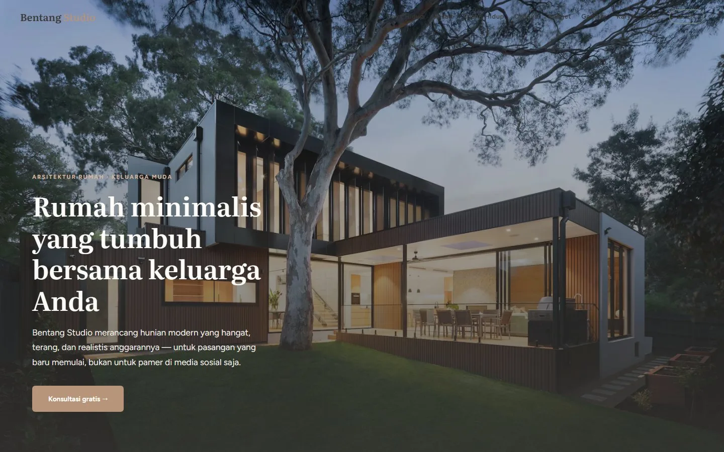 Bentang Studio — Minimalist Family Home Design