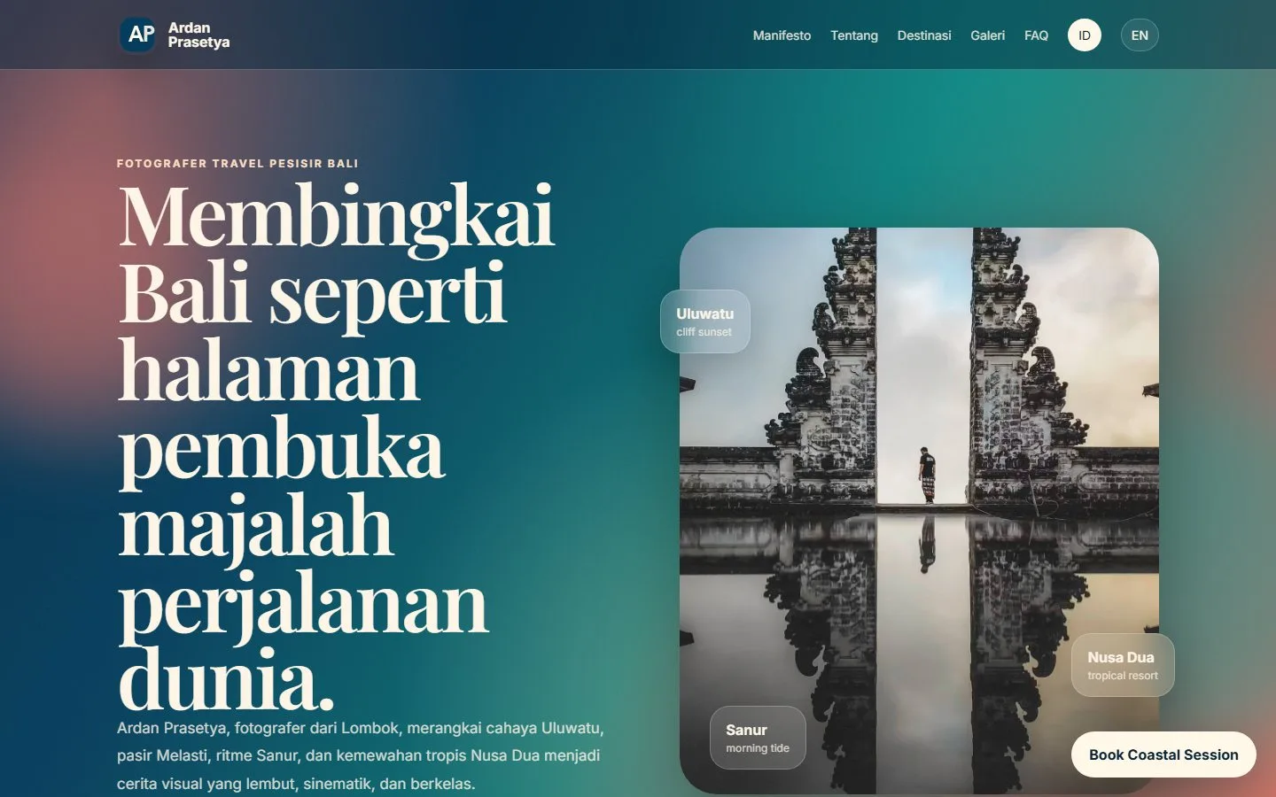 Ardan Prasetya — Bali Coastal Travel Photographer