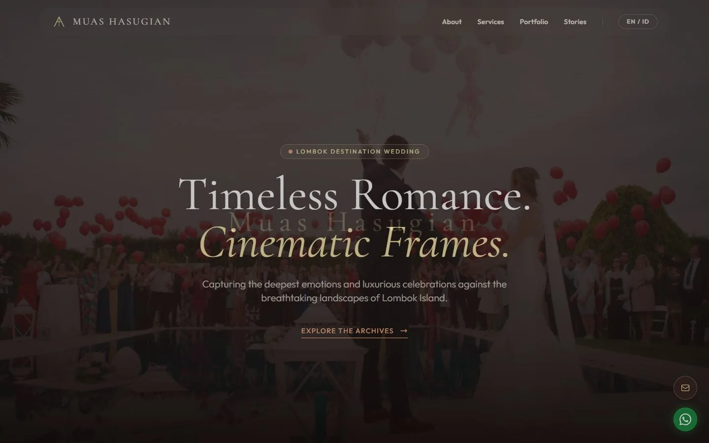 Muas Hasugian | Premium Destination Wedding Photographer