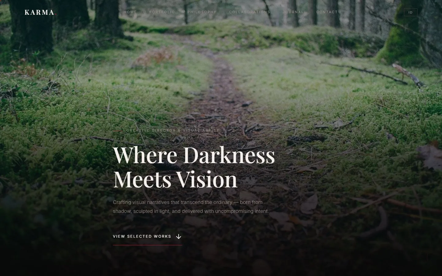 Dark Luxury Creative Portfolio